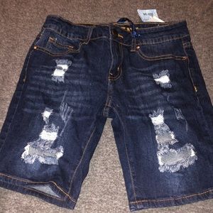 Blue bean shorts